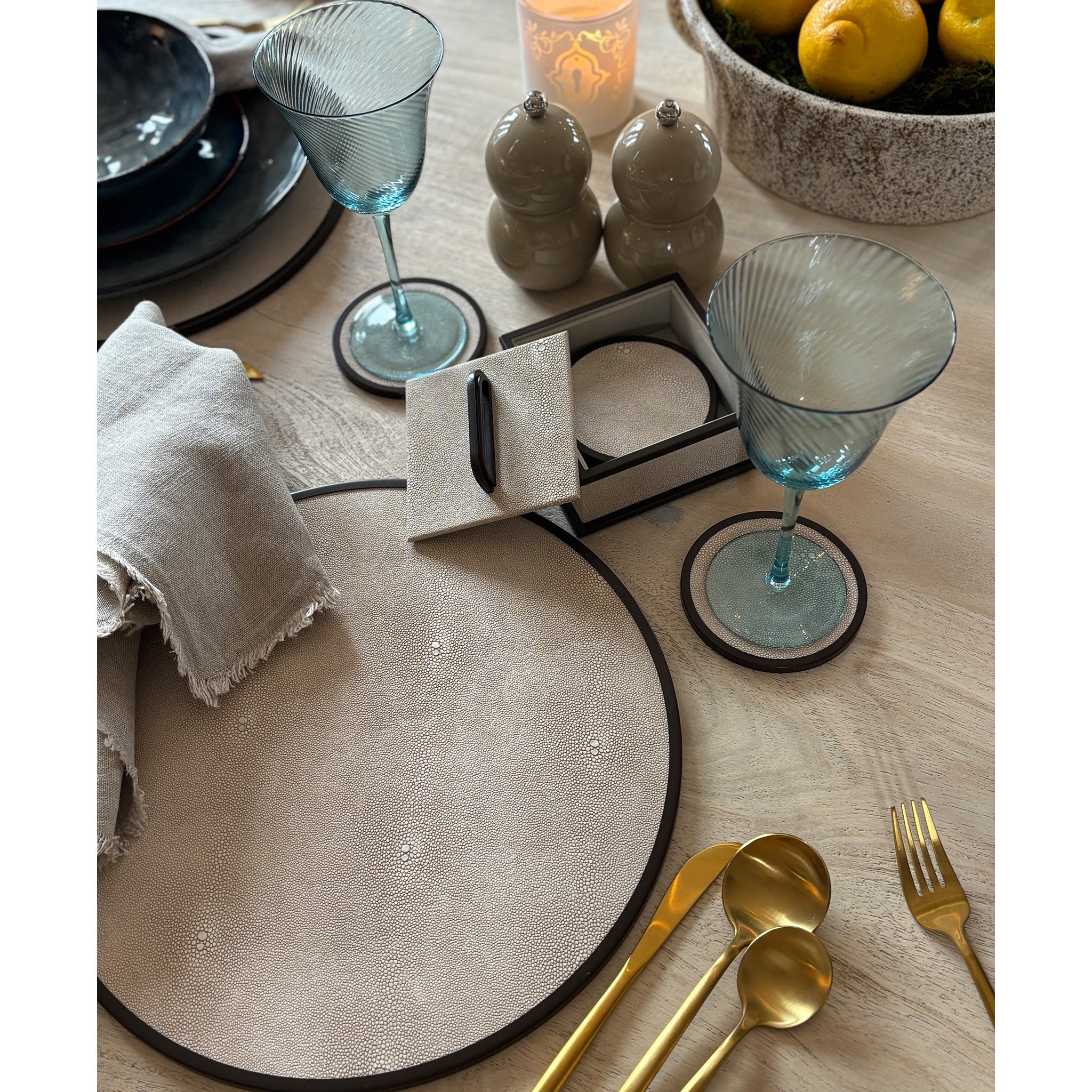 Sophie Paterson Set of 4 Shagreen Placemats